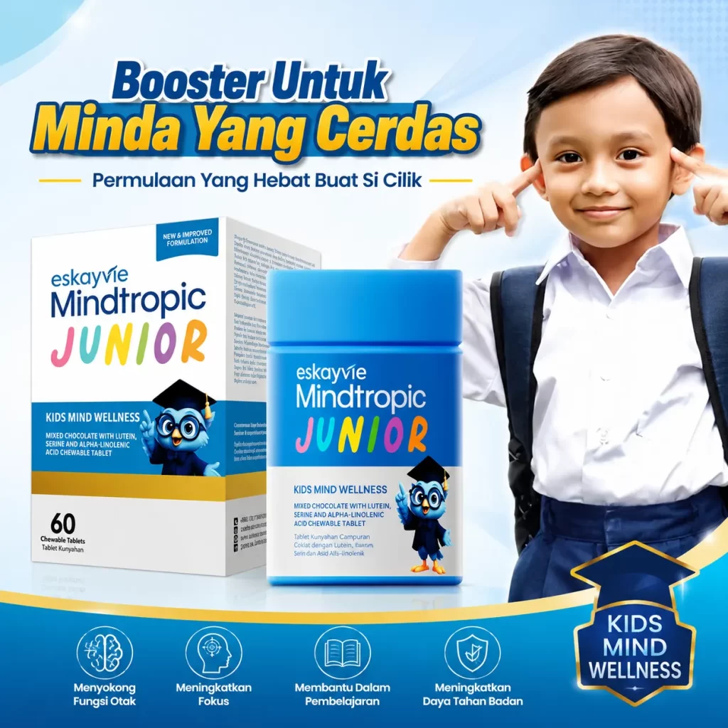 Booster untuk minda yang cergas Eskayvie Mindtropic