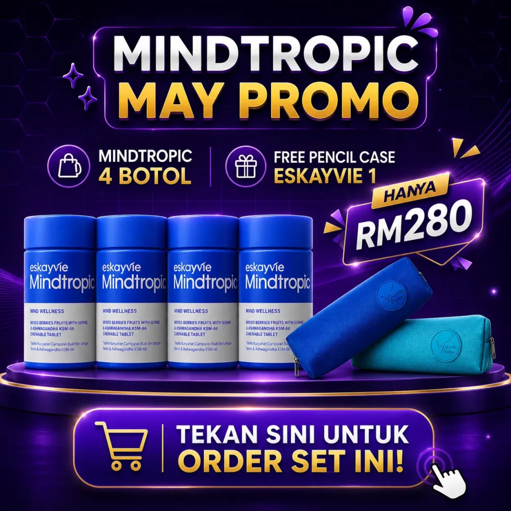 Pakej Eskayvie Mindtropic 4 botol