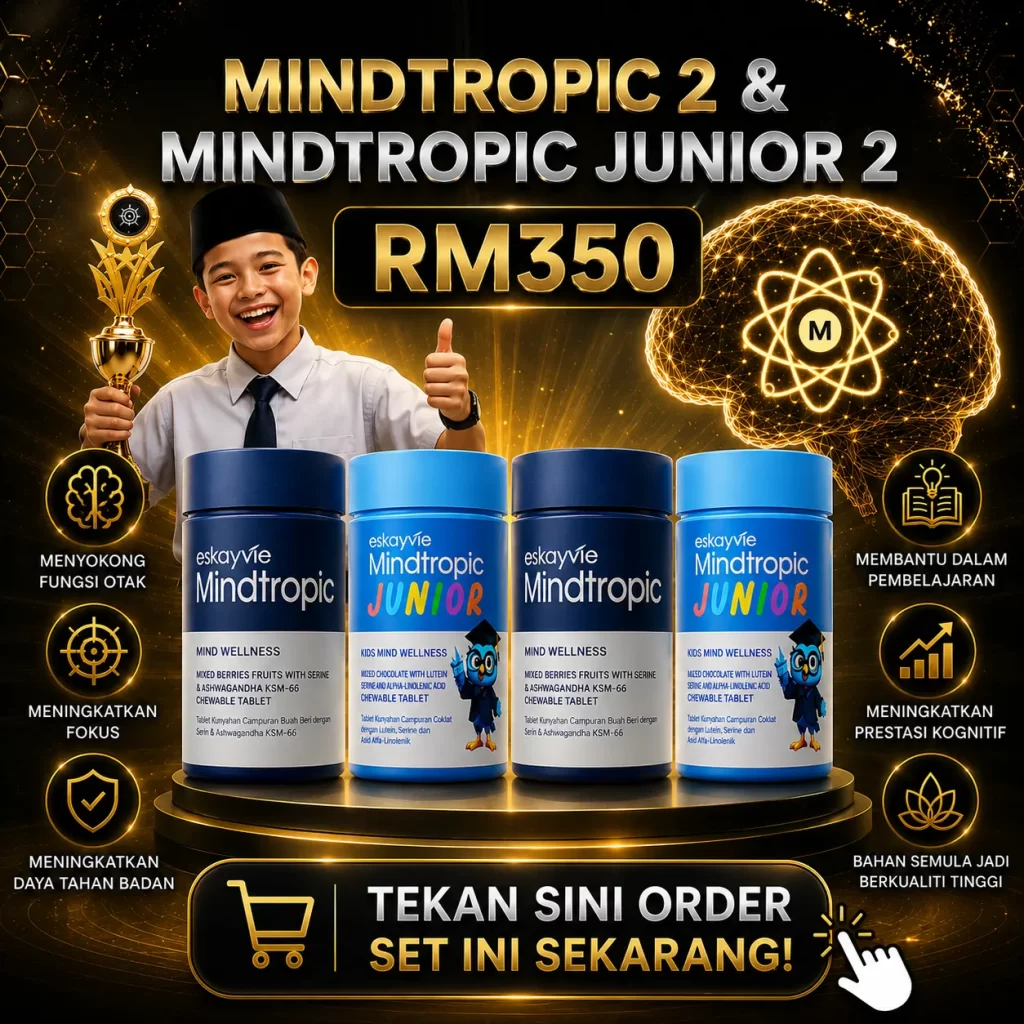 Pakej combo keluarga Eskayvie Mindtropic dan Mindtropic Junior