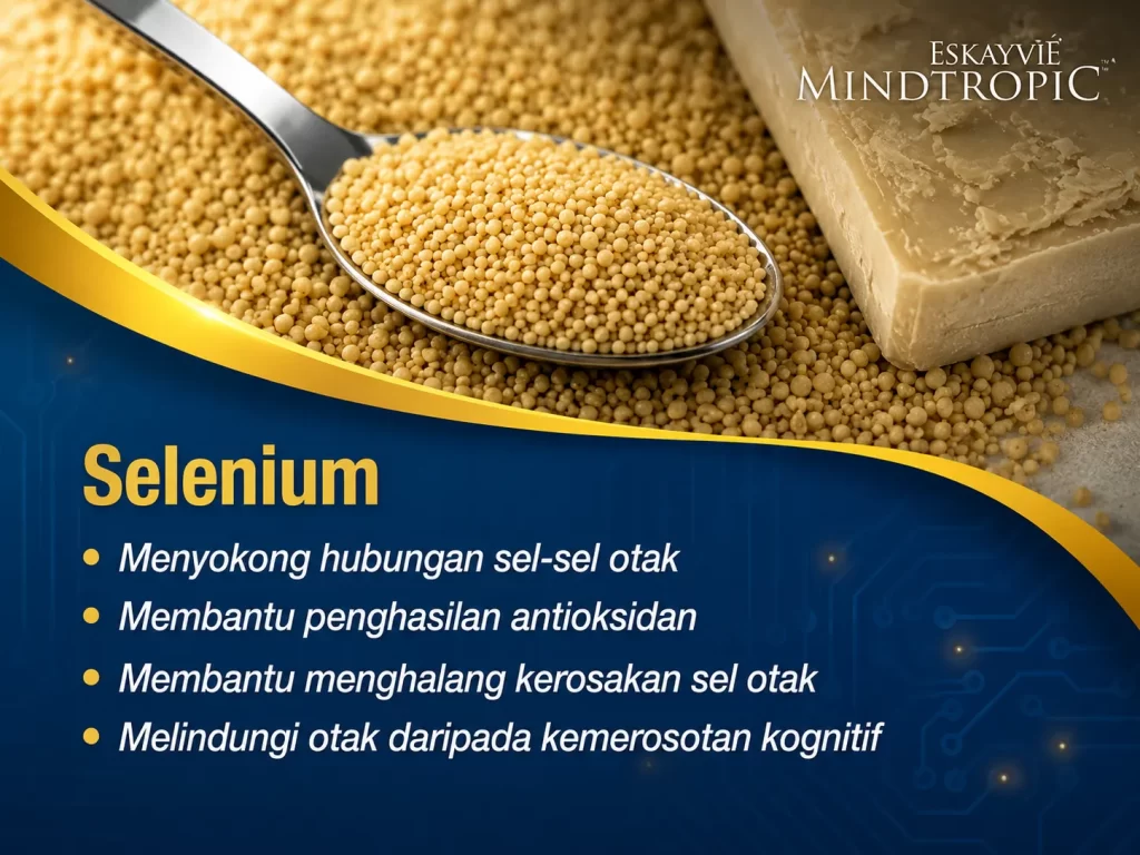 Bahan Selenium dalam Eskayvie Mindtropic